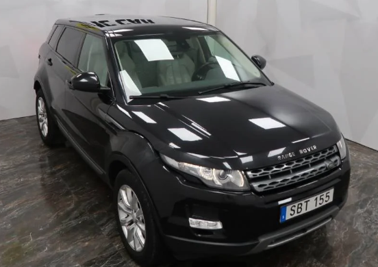 Left hand drive LANDROVER RANGE ROVER EVOQUE 2.2 TD4/AWD/Automat Pure